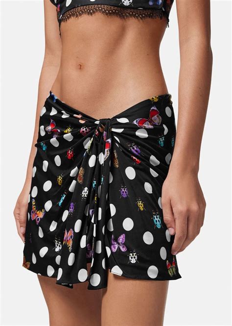 versace skirt me before you spin pattern|Women's Designer Skirts & Mini Skirts .